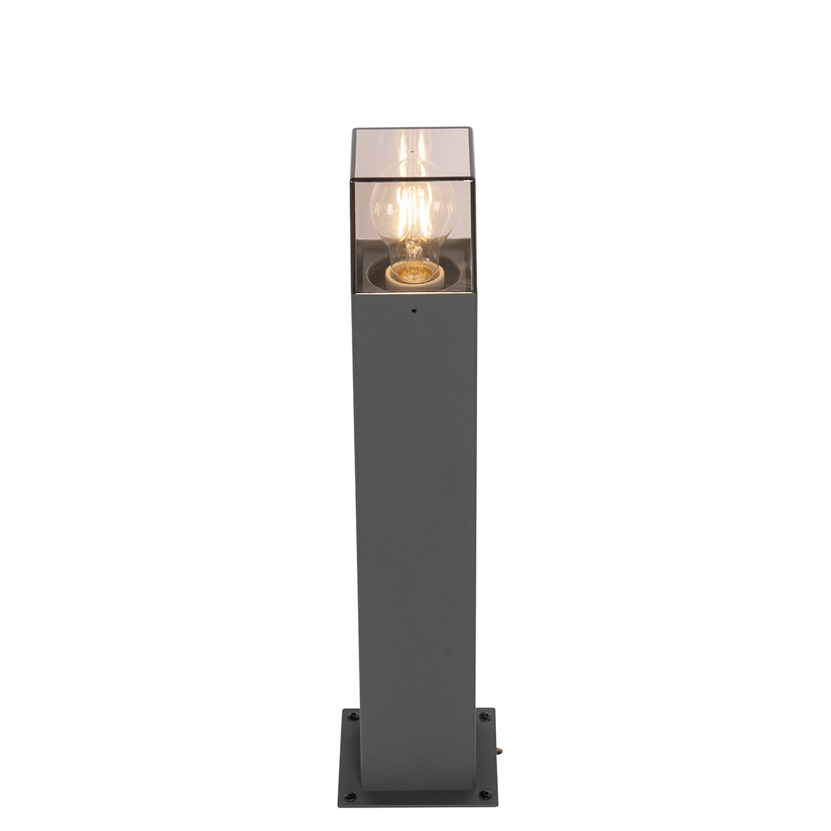 Moderne staande buitenlamp 50 cm donkergrijs IP44 - Denmark