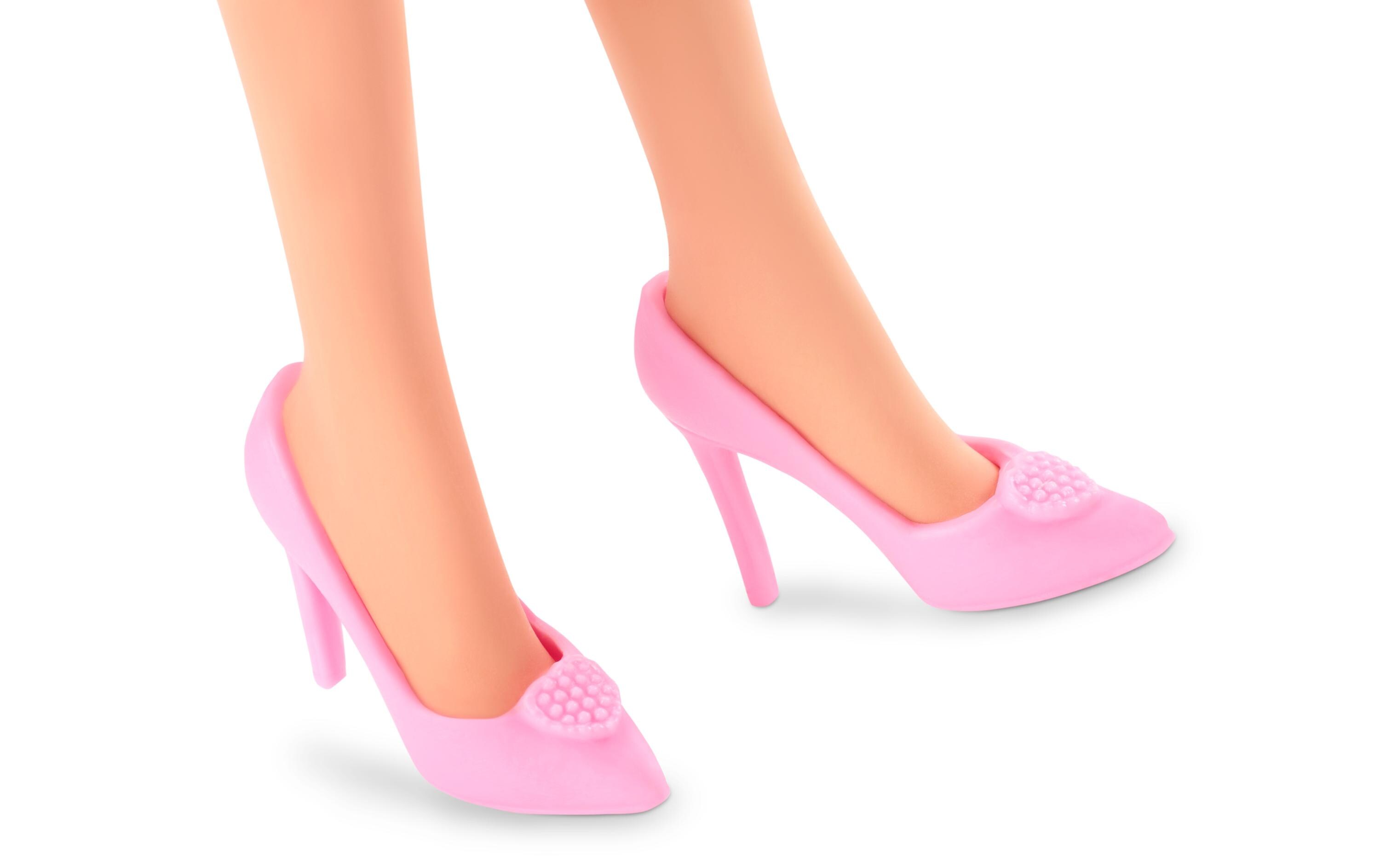 Puppe Signature – The Movie: Margot RobbieBarbie-Puppe im rosa-weissen Karo-Kleid