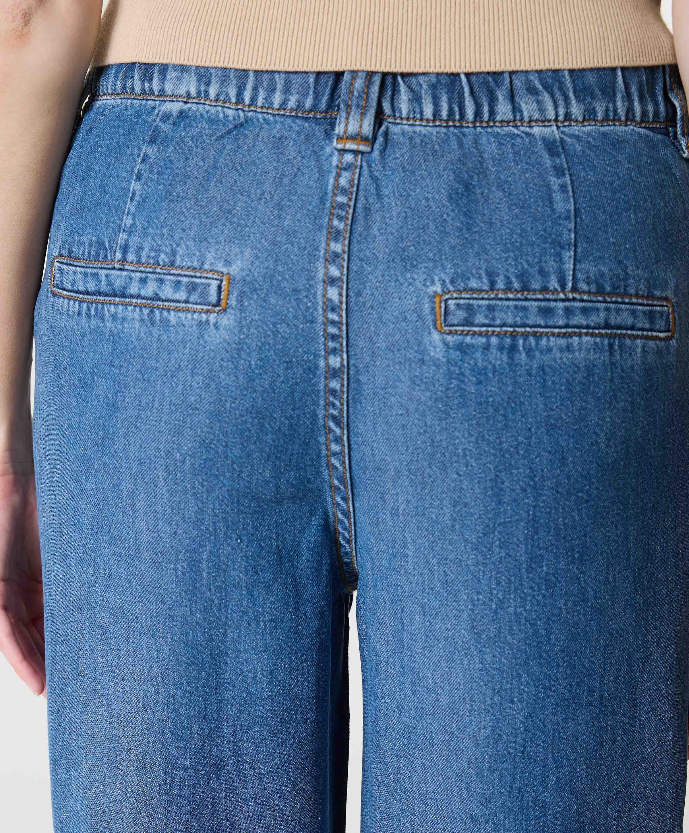 Freequent FQMILO dames jeans blauw