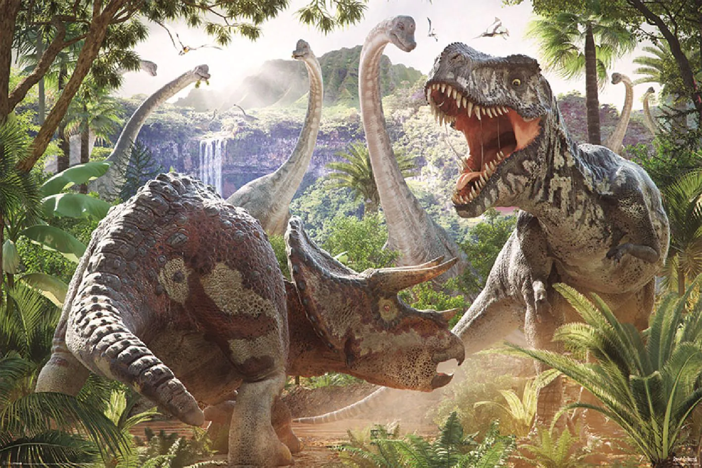Poster Dinosaurier, 61 x 91 cm