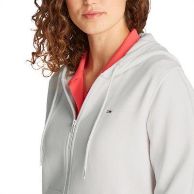 Sweatshirt zippé à capuche femme Navy TOMMY HILFIGER