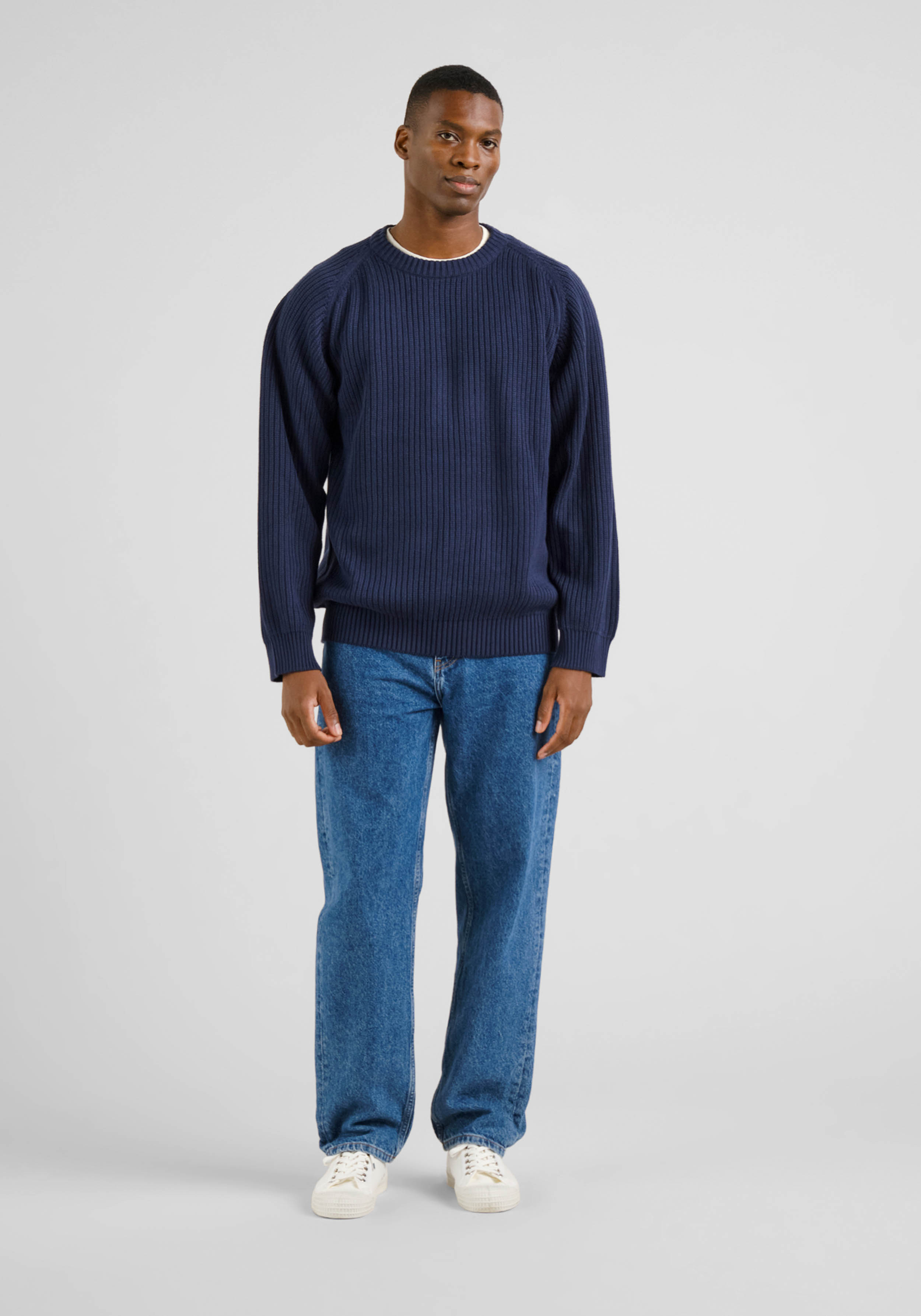 Dedicated Sweater Hakkas Knitted Navy Black Iris