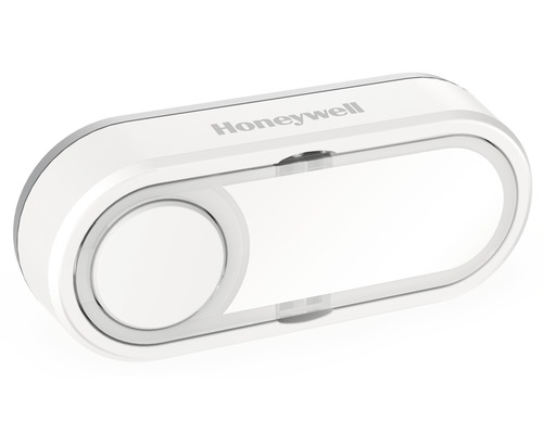 Draadloze deurbelknop met naamplaatje en led-indicator Honeywell DCP511 wit