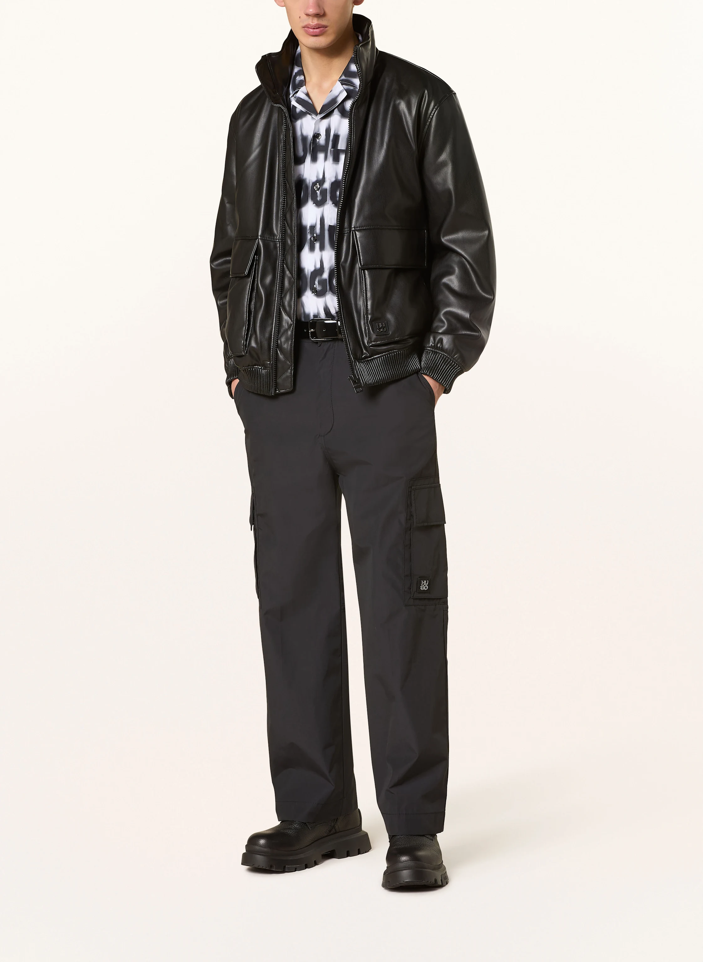 HUGO Cargohose GEZA251 Regular Fit