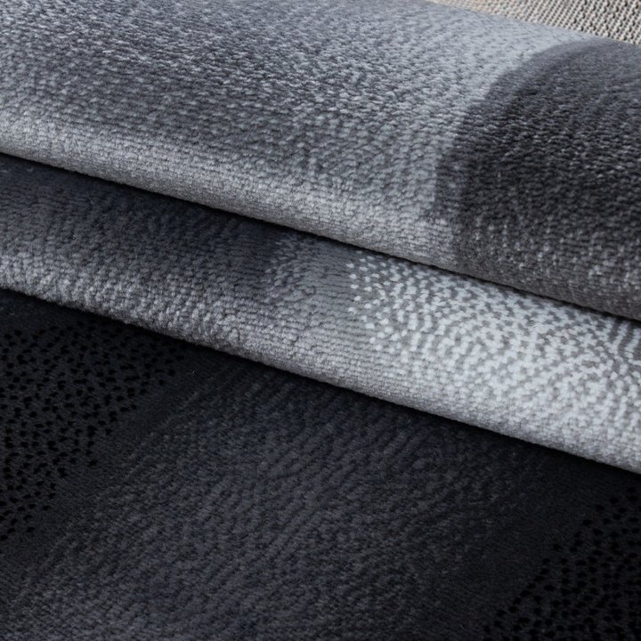 Modern vloerkleed - Plus Zwart 8008 | Ruim assortiment
