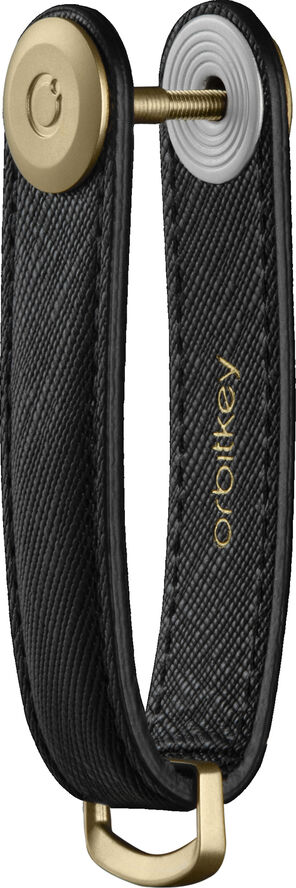 Orbitkey Saffiano Leather Liquorice Black Liquorice black