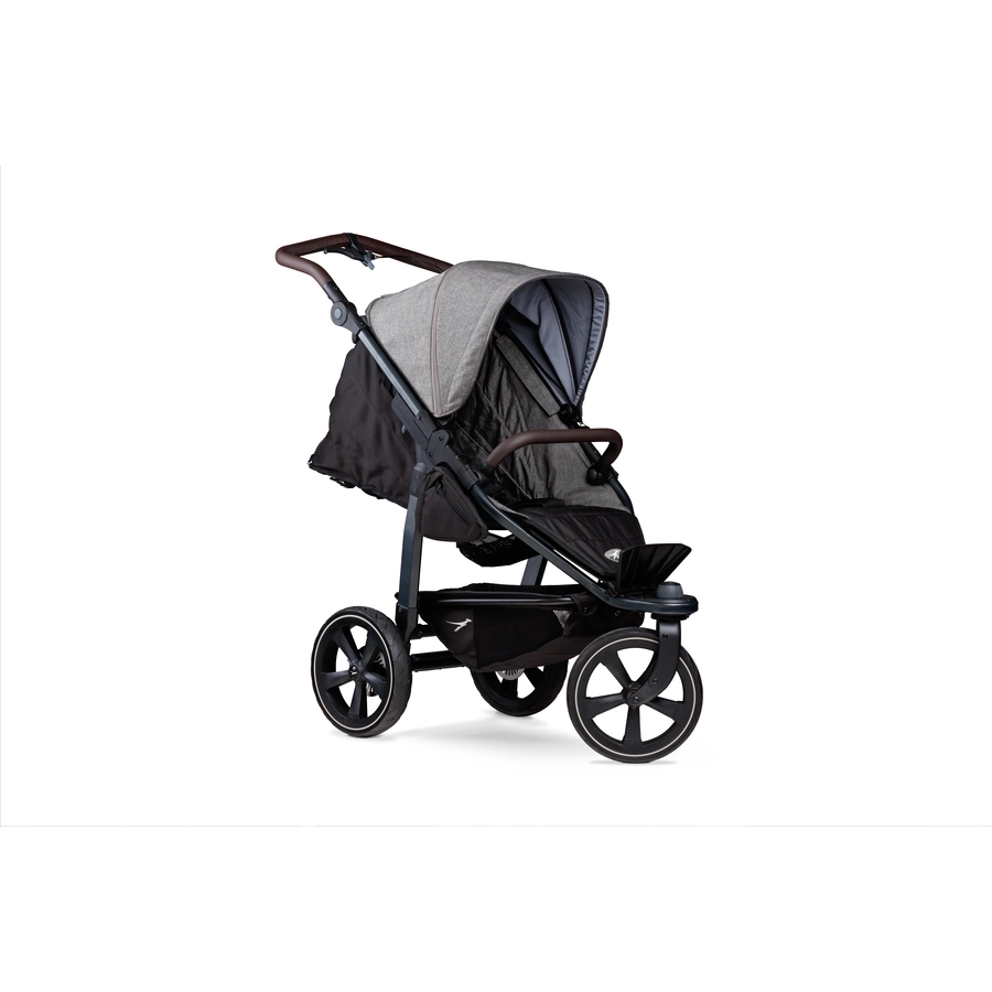 tfk Sportkinderwagen Mono 2 mit Luftkammerrad Set premium grau