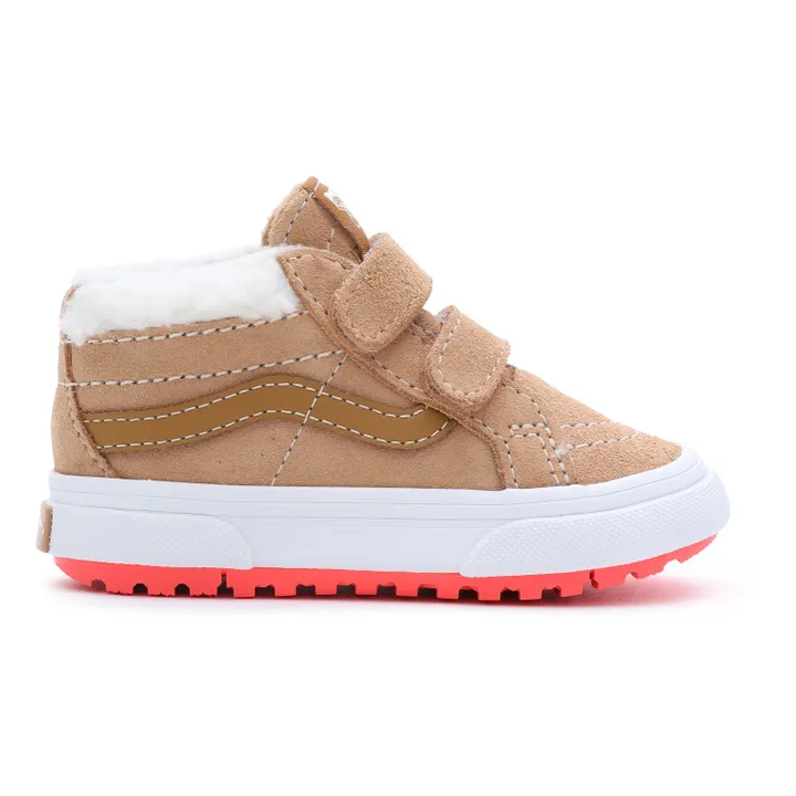 Vans Baskets Scratchs SK8-Mid Fourrées | Camel