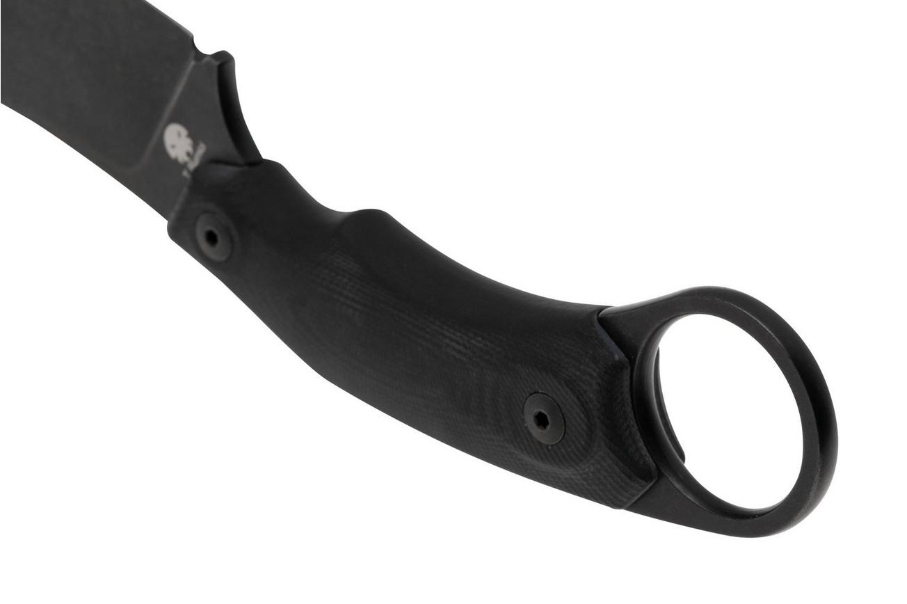 LionSteel H1B Skinner Black GBK Black G10 vaststaand mes, Tommaso Rumici design