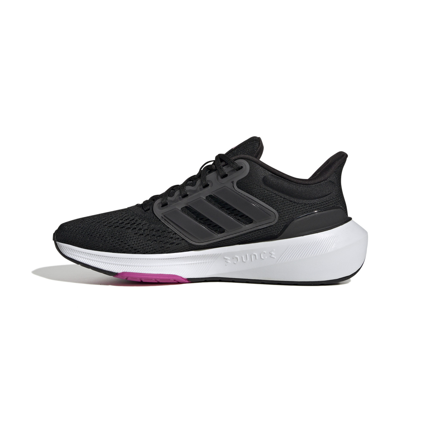 Adidas Ultrabounce Hardloopschoenen Dames Zwart Wit Roze