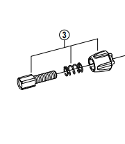 Gearkabeljustering skrue til shimano drejegreb
