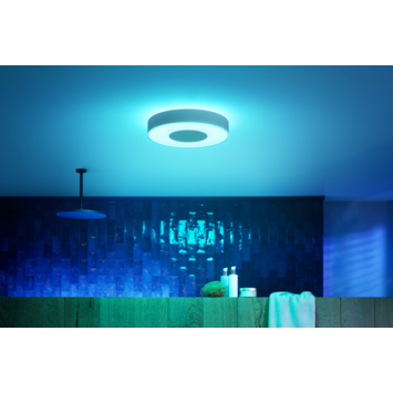 Philips Hue badkamerplafondlamp Xamento wit - warm tot koelwit licht 34W - Ø 38 cm