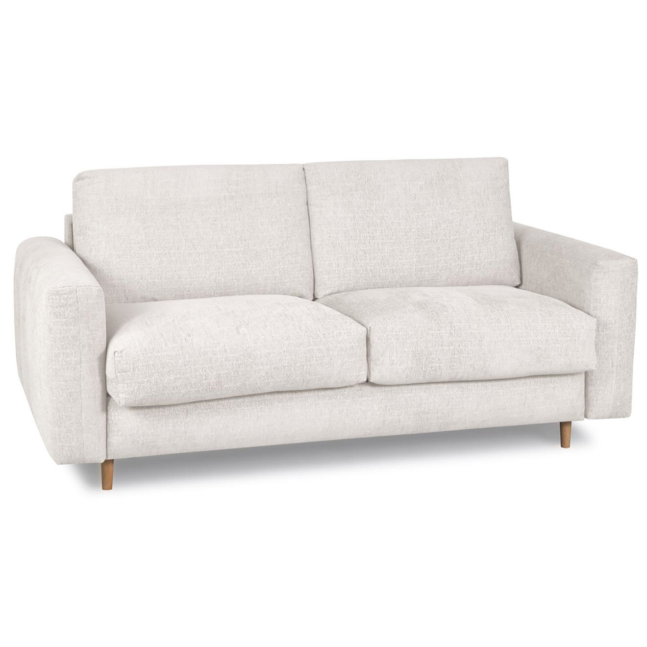 Bobochic Canapé convertible cocoone express beige - 220x105x98 cm