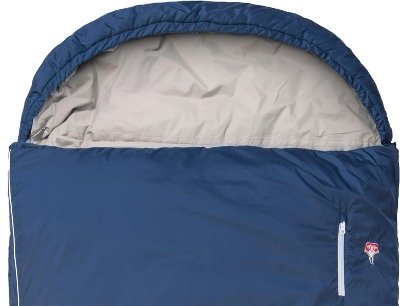 Grüezi Bag Schlafsack Biopod Wolle Murmeltier Comf. XXL Nig Leichter 3-Saison-Schlafsack in Deckenform