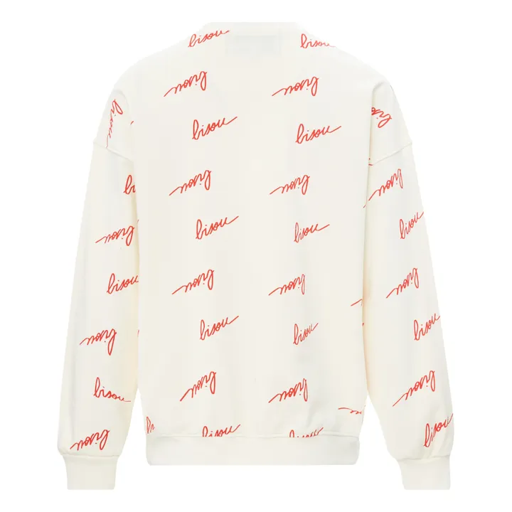 Mathilde Cabanas Sweat Oversize - Collection Femme  | Ecru