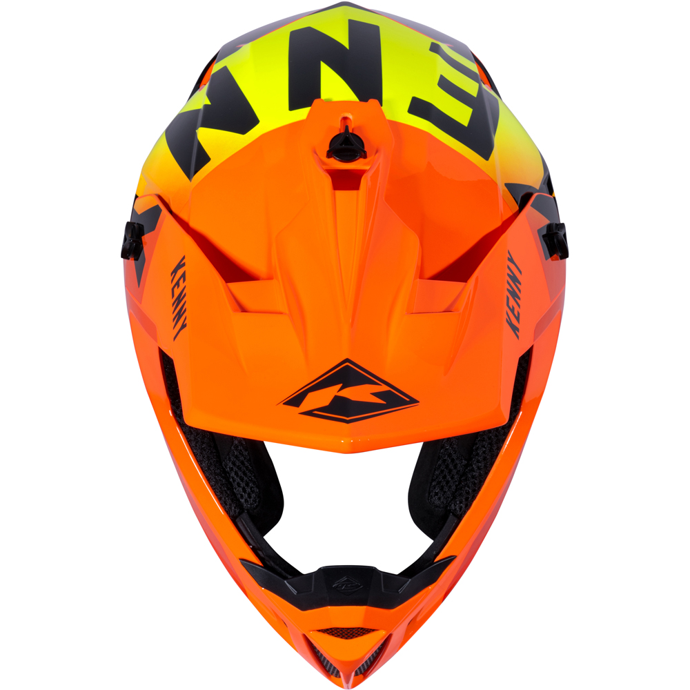 Kenny - Casque Performance Orange / Noir / Jaune