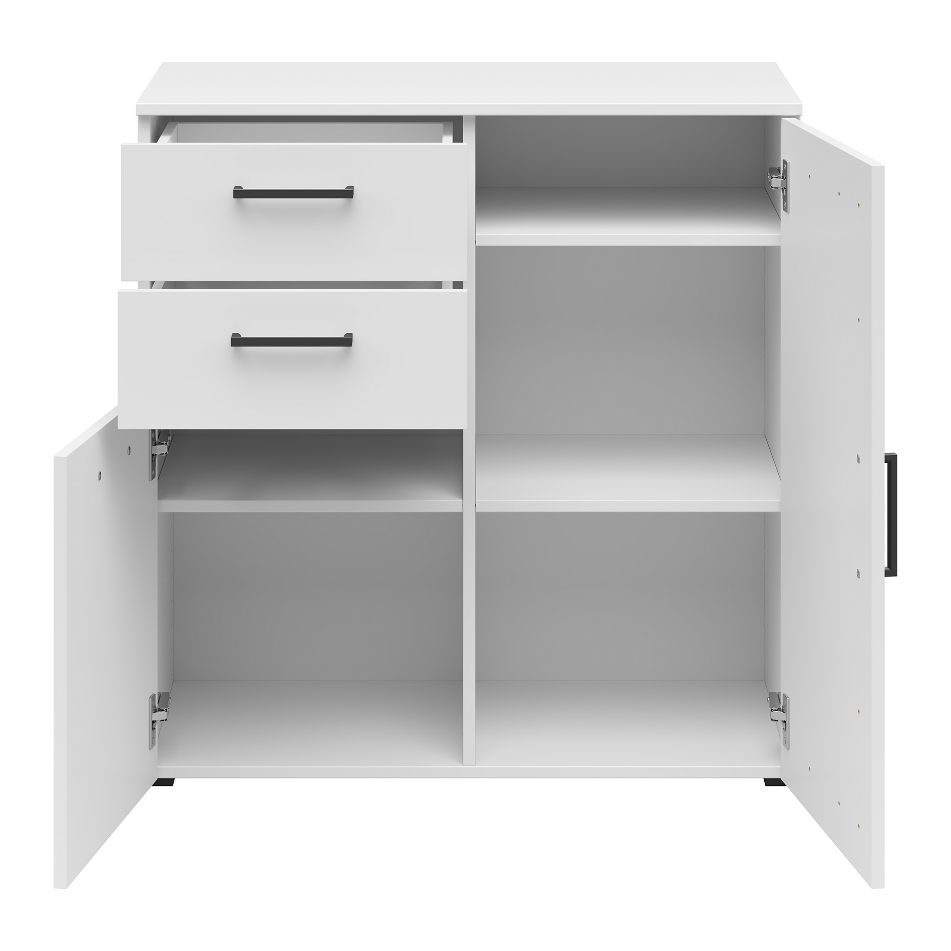 Kommode - weiß - 80 cm breit