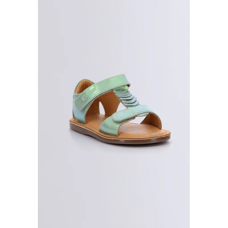 Divazia Vert irise SANDALES Cuir Fille