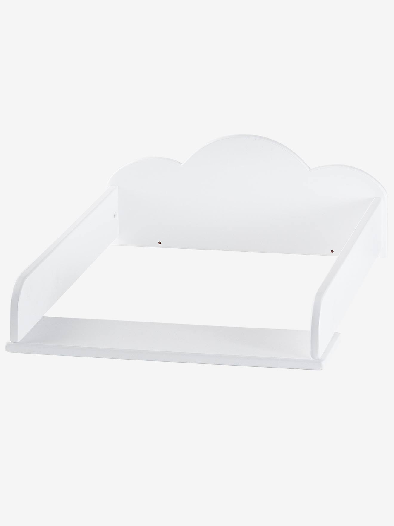 Trocador universal Nuage, branco claro, liso