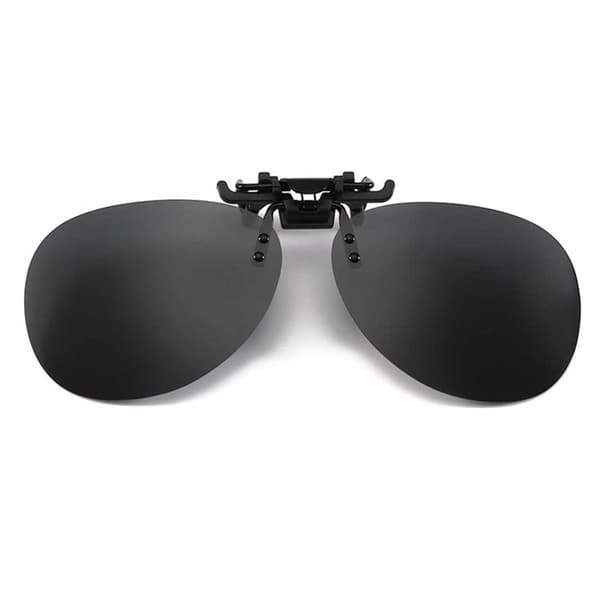 Clip-on Aviator Sunglasses Pilot Glasses Black