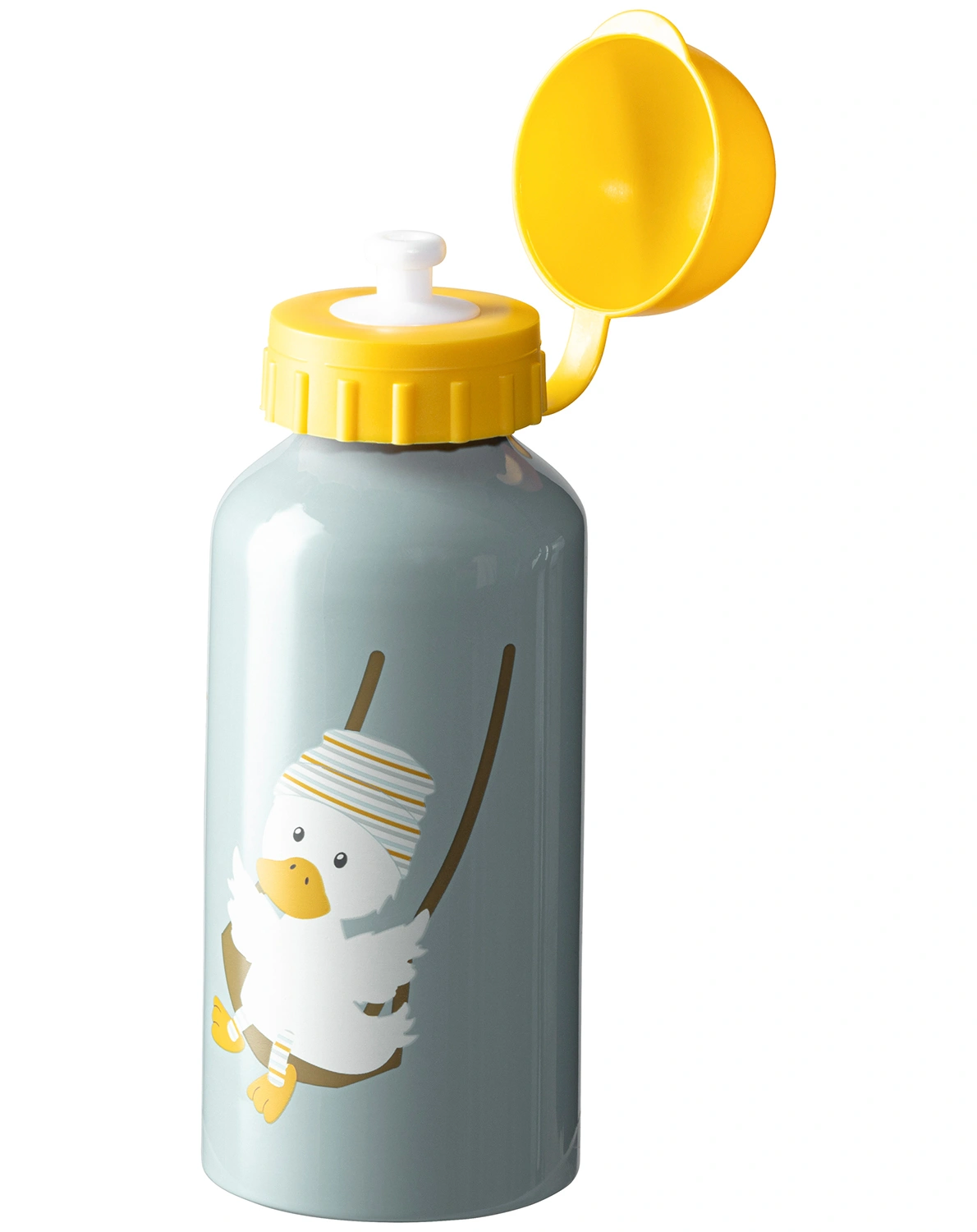 Trinkflasche EDDA ENTE in ecru/helltürkis