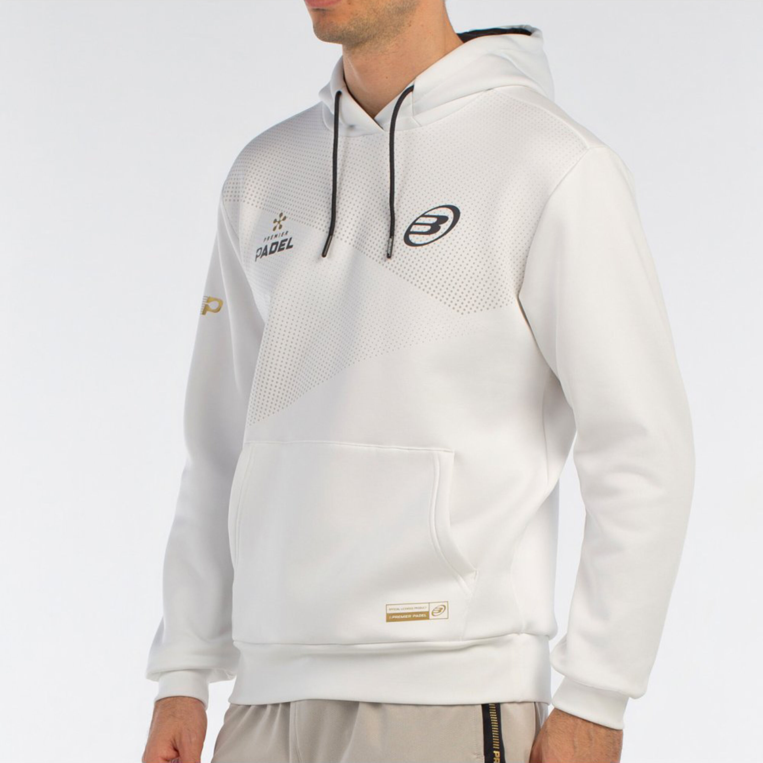 Bullpadel Baque Sweat À Capuche Hommes - Blanc