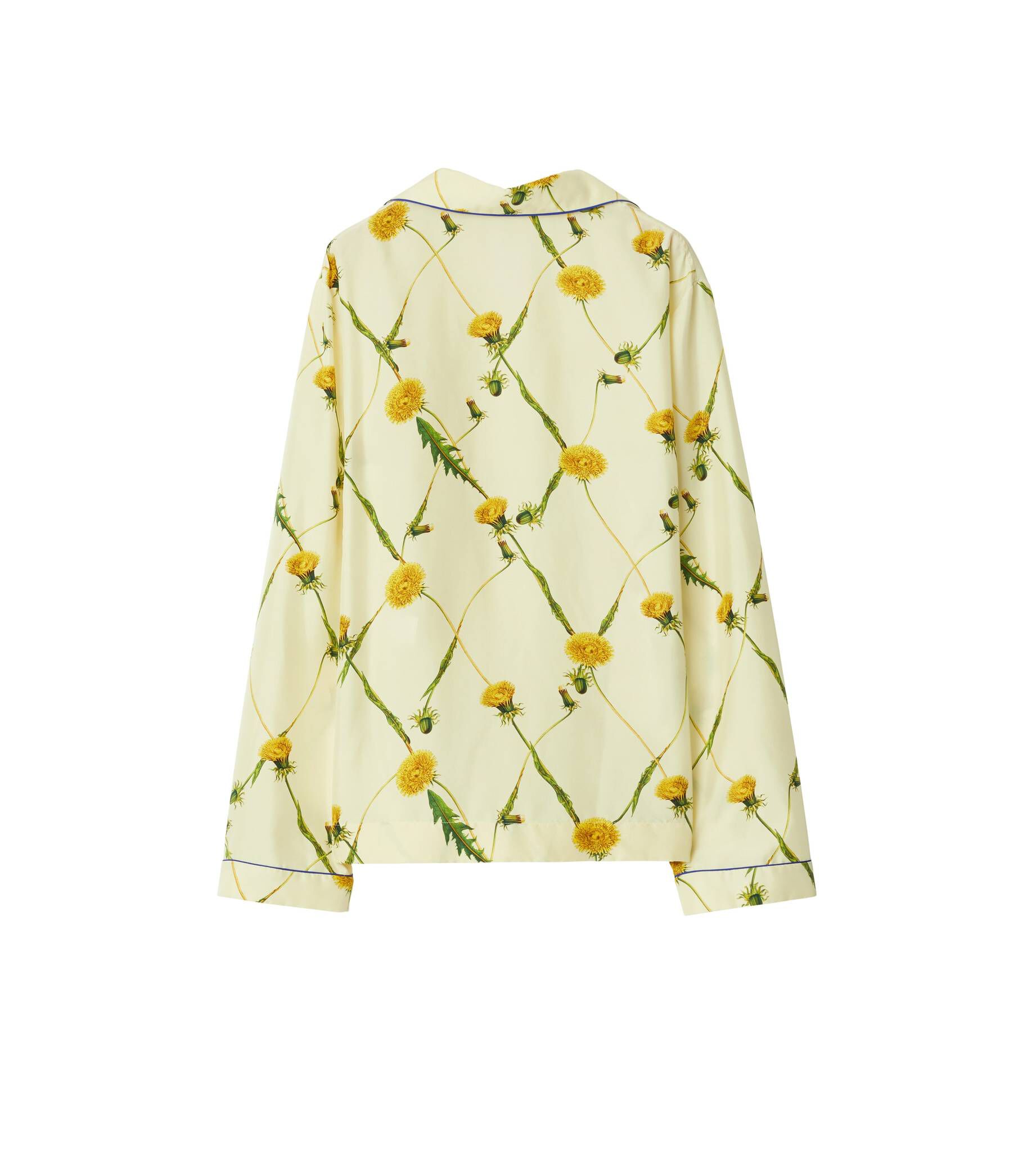 Burberry| Damen Pyjama-Bluse aus Seide Langarm