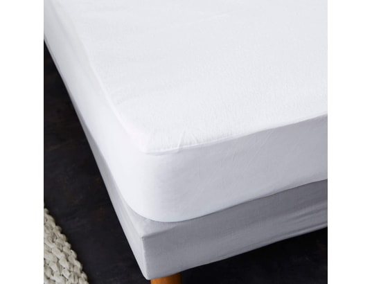 SWEET NIGHT - Protège matelas imperméable antiacariens sweetnight blanc 1...