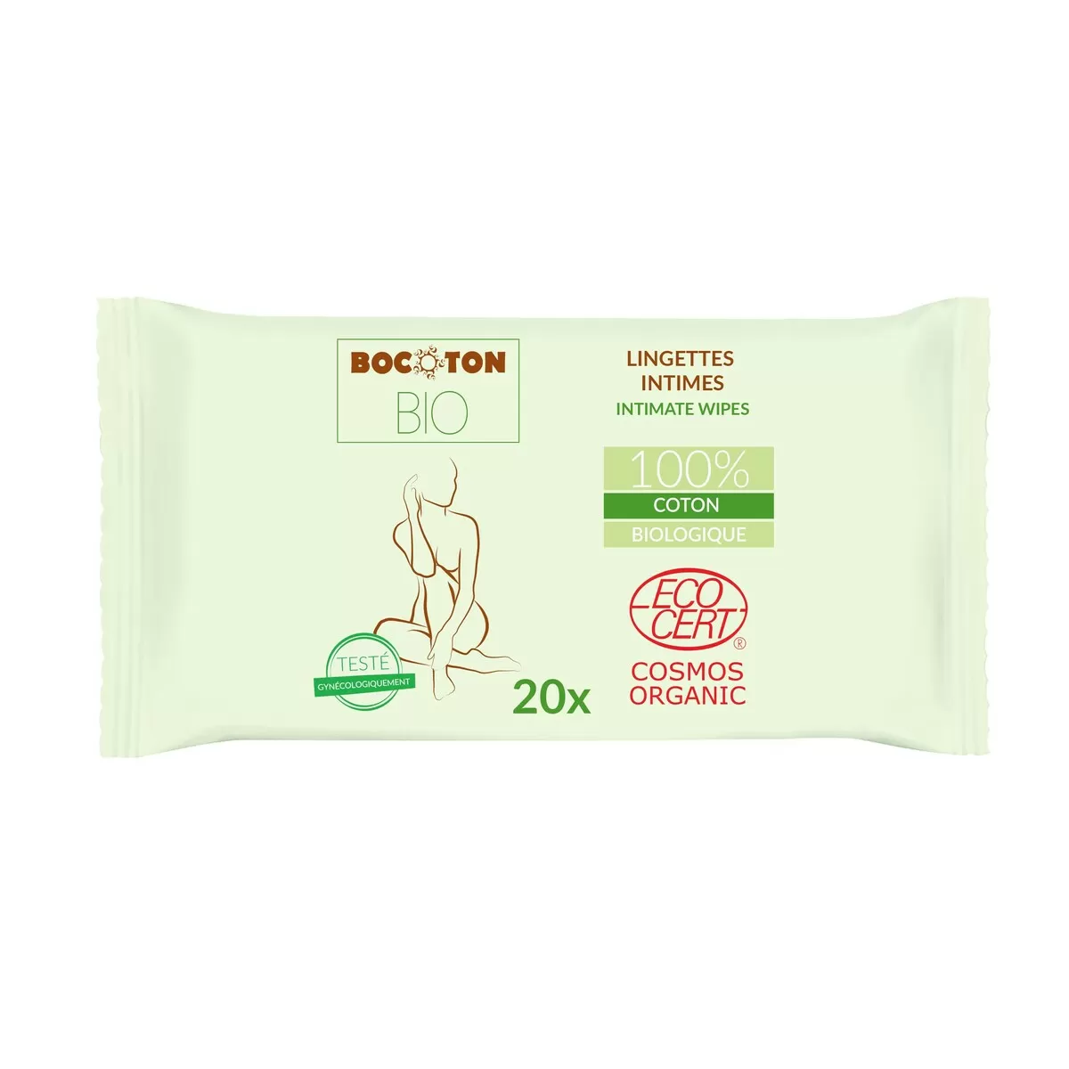 Bocoton Bio Intim Wipes - 20 stk.