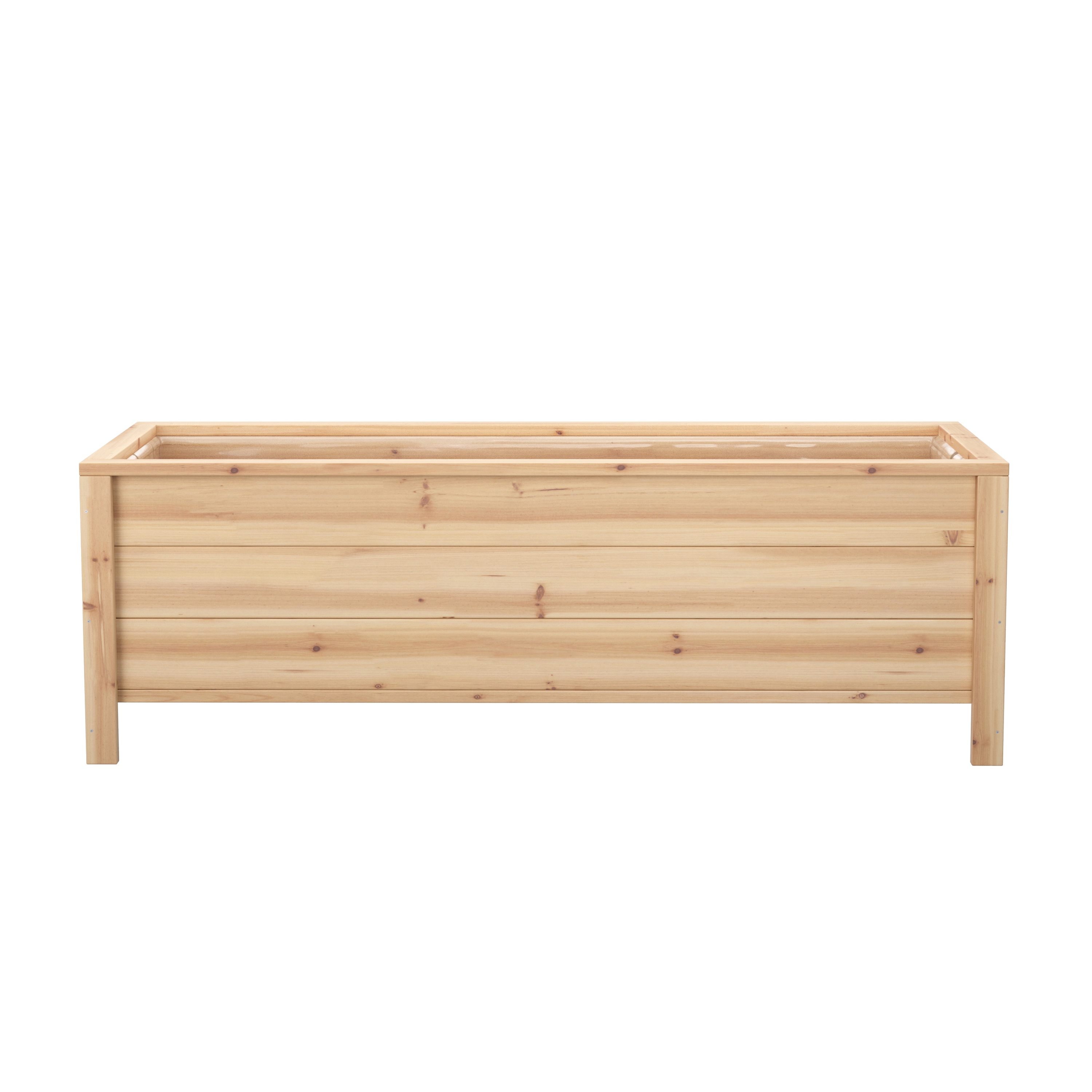 Hochbeet Holz 126 x 44 x 42 cm