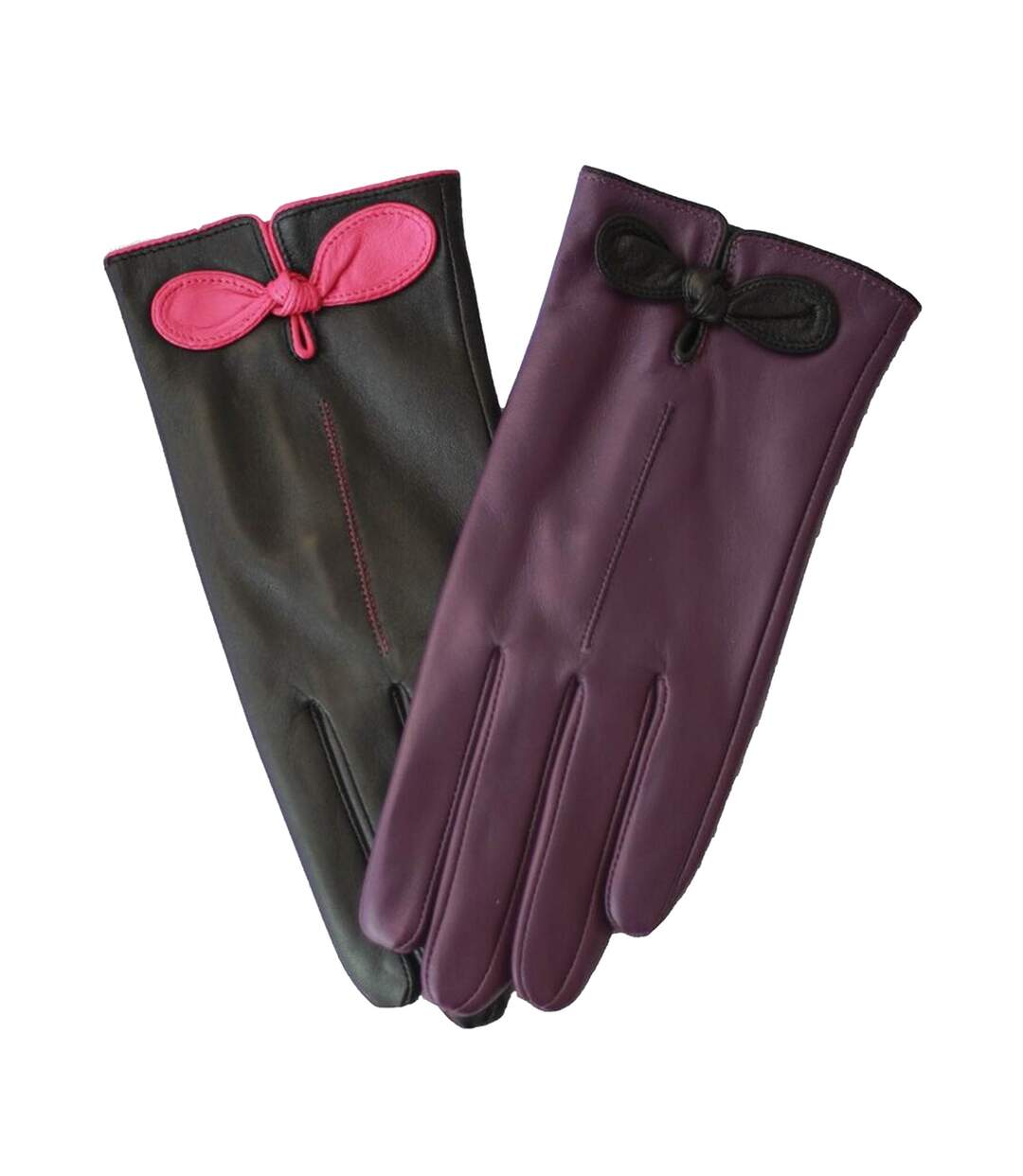 Eastern Counties - Gants en cuir - Femme (Violet / Noir) - UTEL210