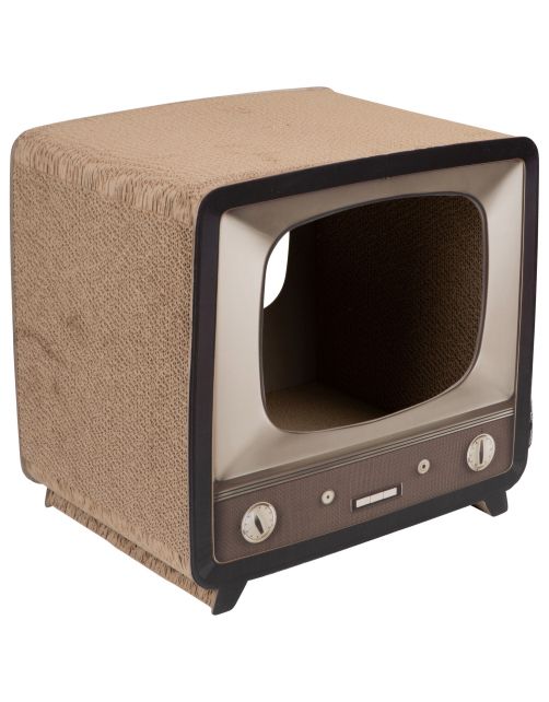 District 70 Telly - Kattenspeelgoed - 39.6 x 35 x 37 cm Bruin
