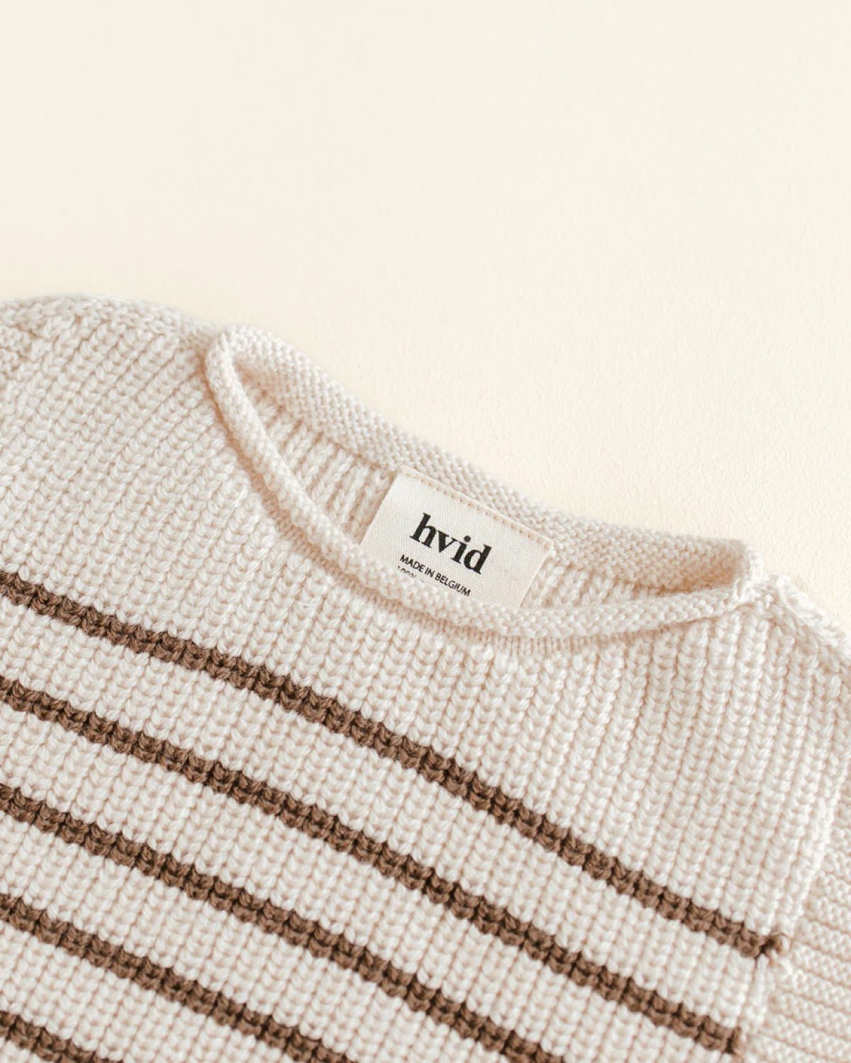 Ullvest Baby – HVID Vest Harvey – 100% Merino – Cream / Mocha