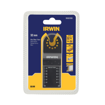 Irwin multitool accessoire  - invalzaagblad voor hout / metaal voor B D multitool MT300KA - 32 x 40 mm