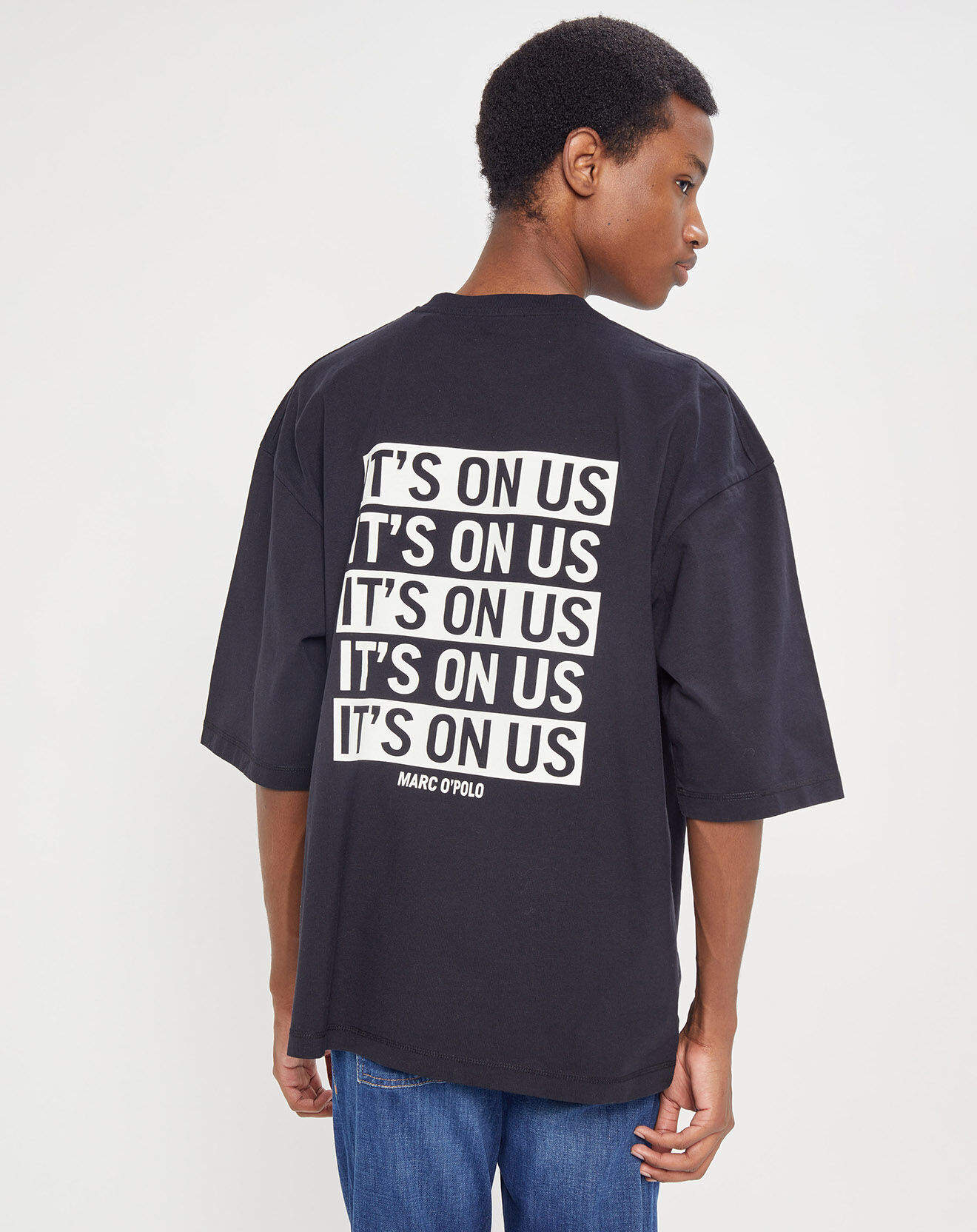 Marc O'Polo T-Shirt manches courtes It'S On Us Print noir