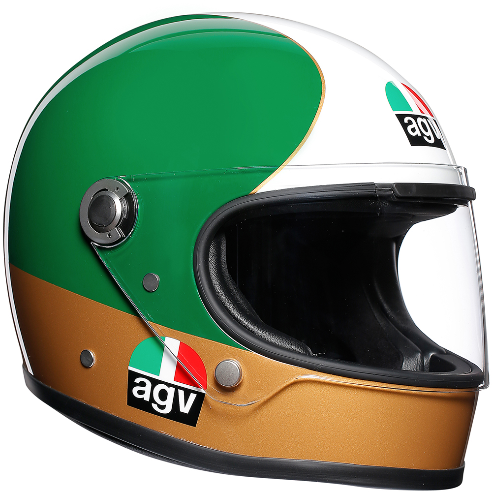 AGV - Casque X3000 AGO 1 Limited Edition Vert / Blanc / Rouge