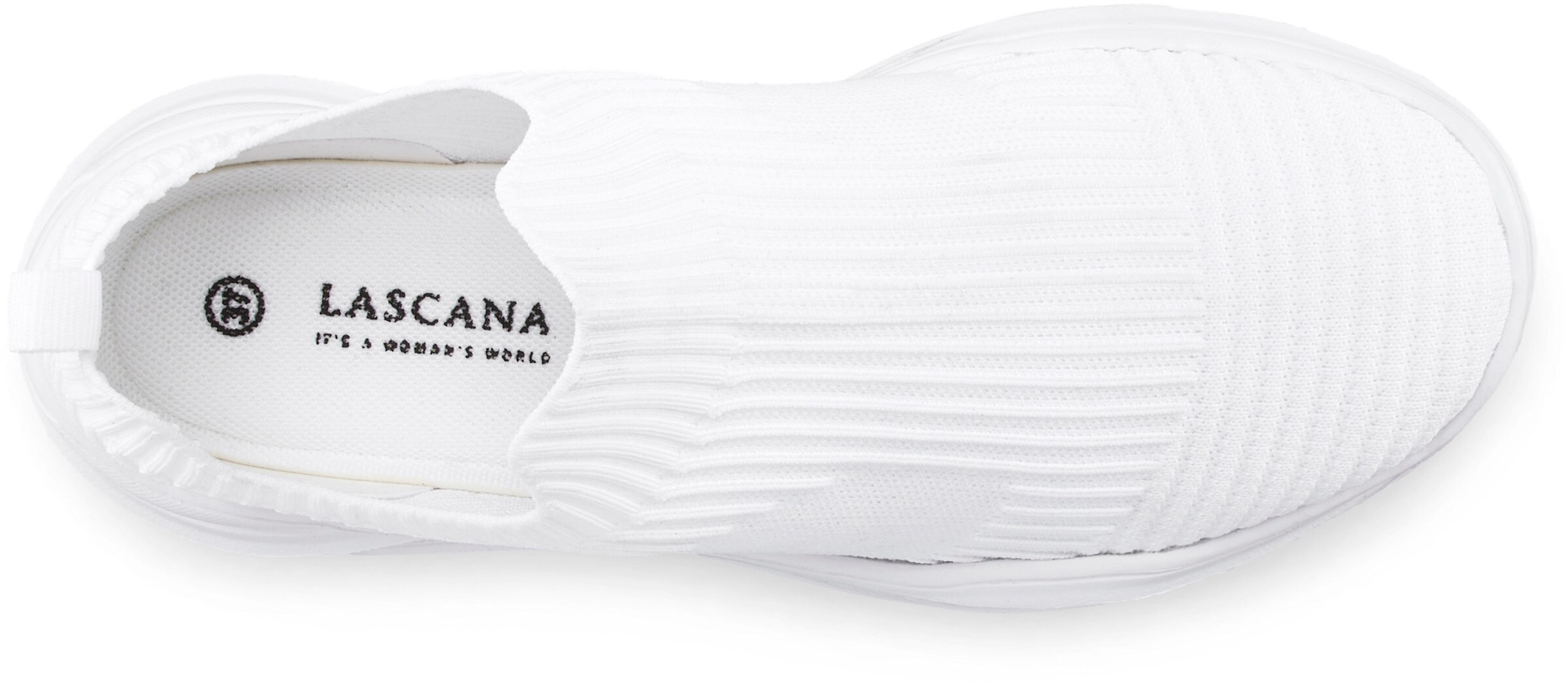 LASCANA Sneaker in weiß