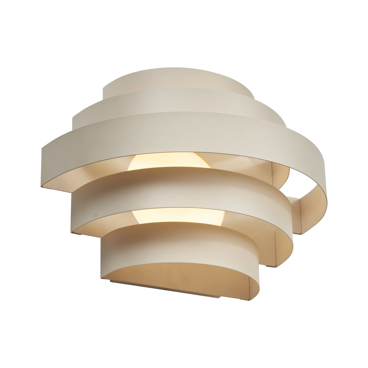 Moderne wandlamp beige incl. LED 3-staps dimbaar - Lines