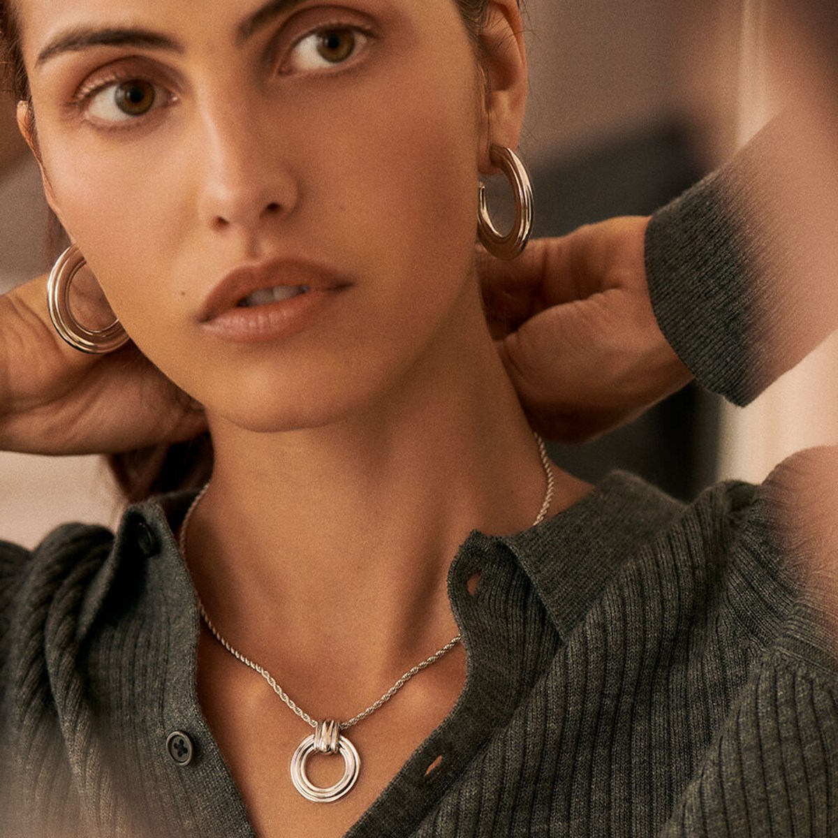 Collier Agatha 1960 argent