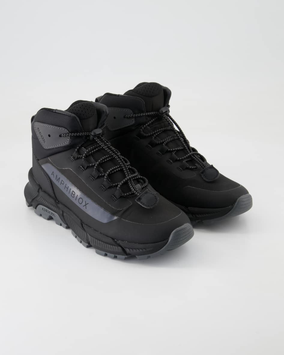 Geox Flexyper Plus Boy Stiefeletten in Schwarz