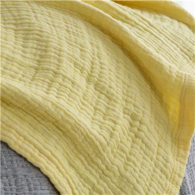 Jeté de lit en double gaze de coton - 280 g/m²