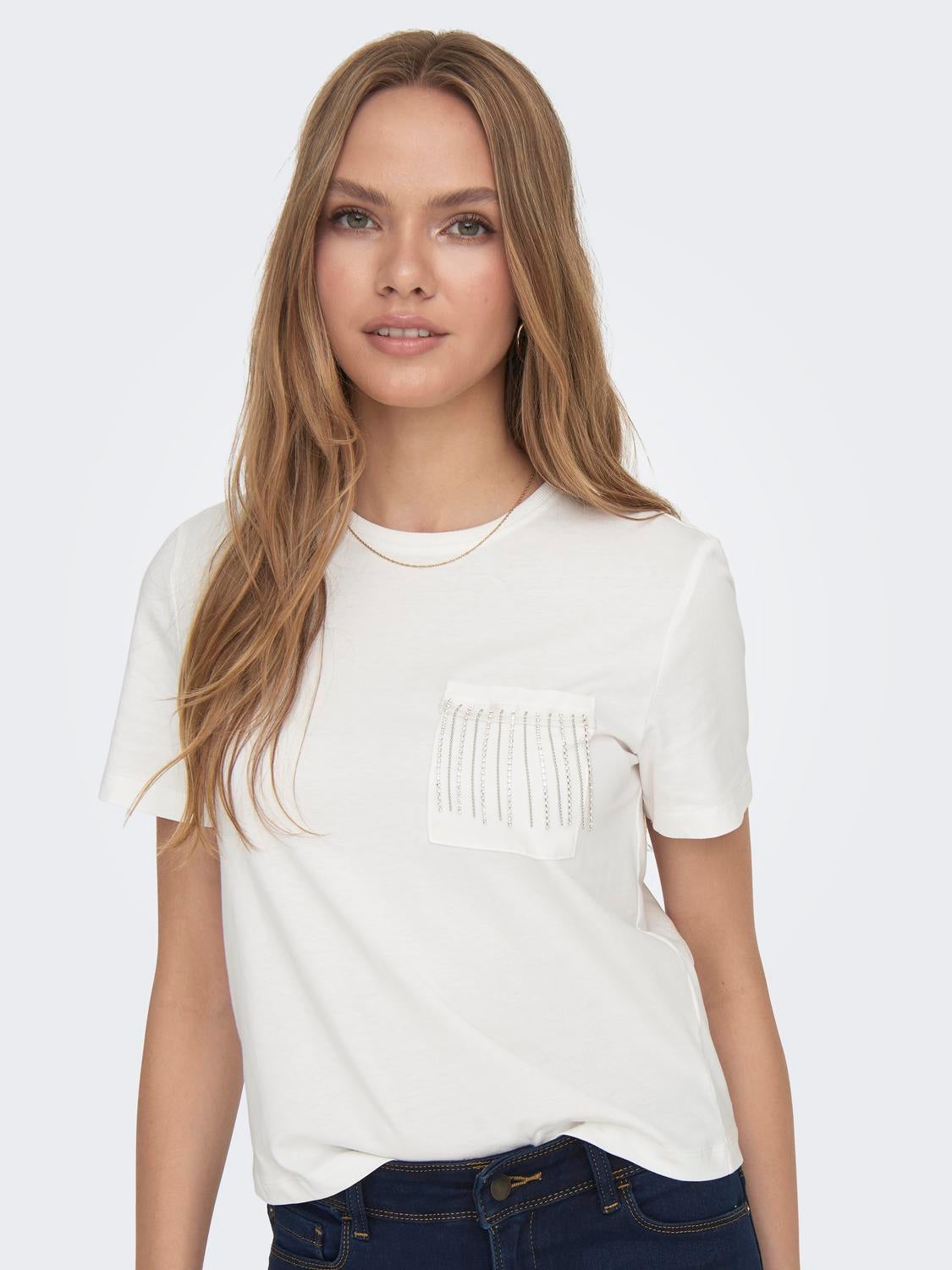 ONLRHINE T-shirt Cloud Dancer