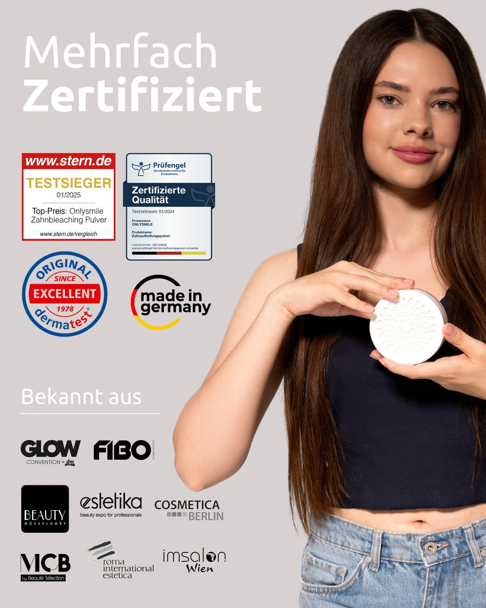 Zahnaufhellungspulver