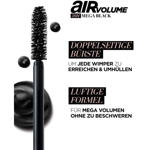Air Volume 30H Mega Black Mascara