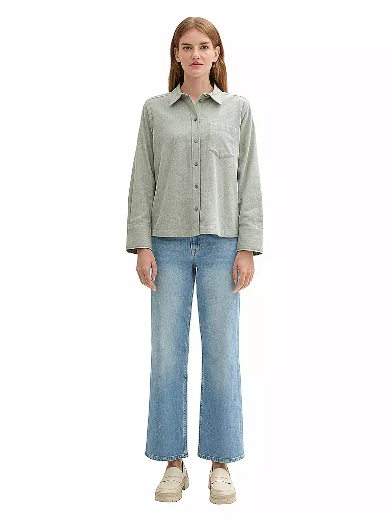 TOM TAILOR Bluse grün