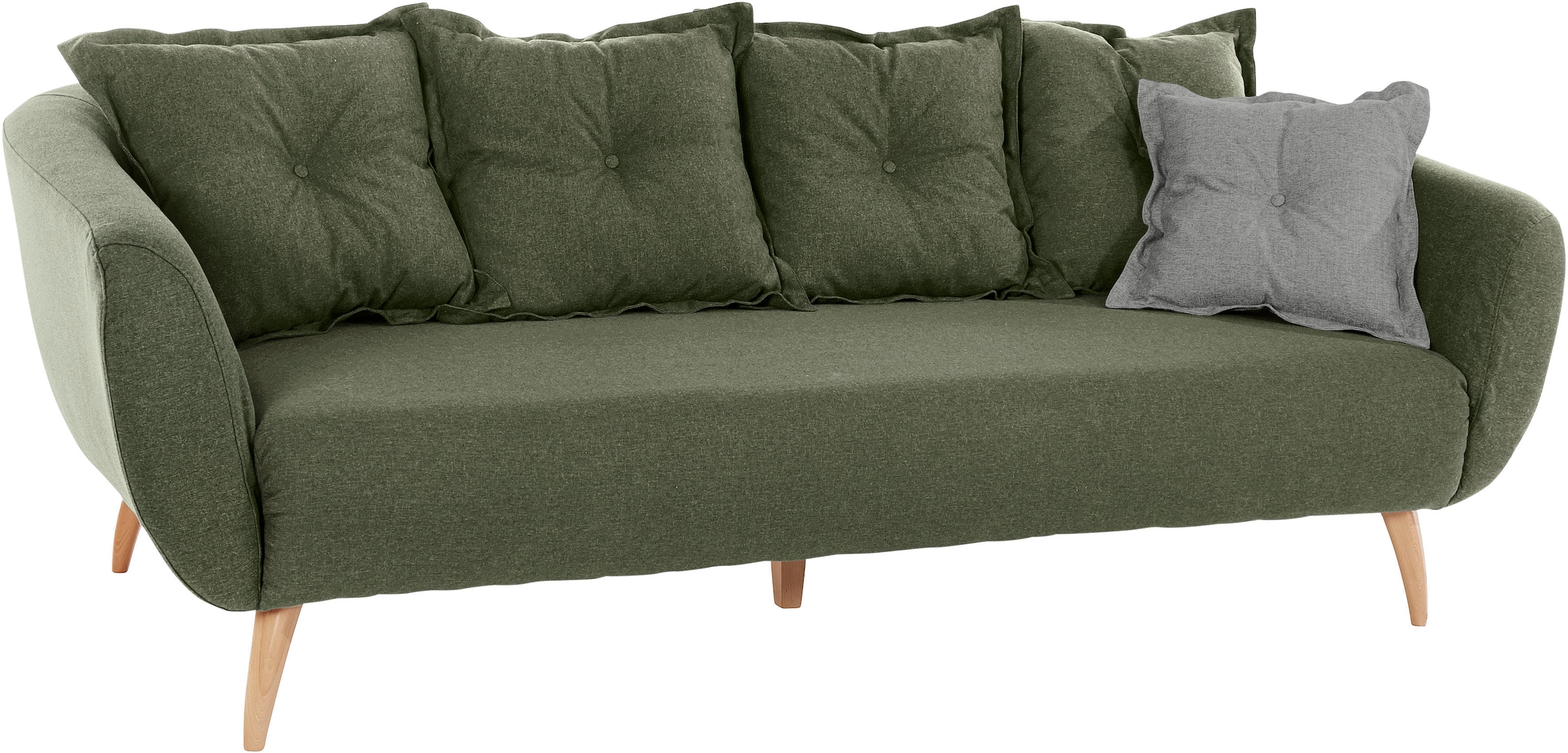 Home affaire 3-Sitzer »Baggio modern und romantisches Design, bequem« Zierkissen inklusive