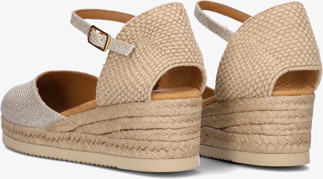 gouden unisa espadrilles cisca