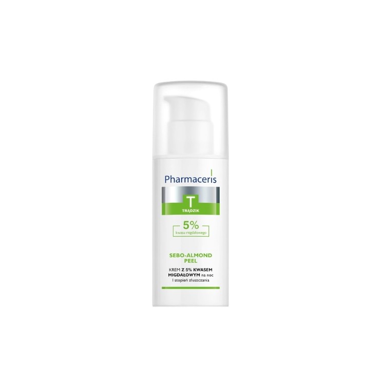 Pharmaceris T Sebo- Almond Peel Nachtgesichtscreme, Peeling 1. Grades, 50 ml