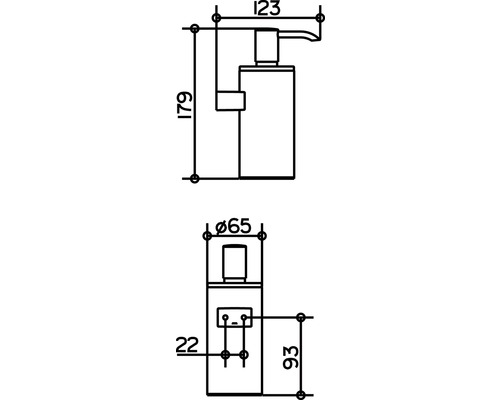 KEUCO Plan chroom zeepdispenser