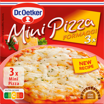 Dr. Oetker Mini Pizza Formaggi 3 Stuks 300 g